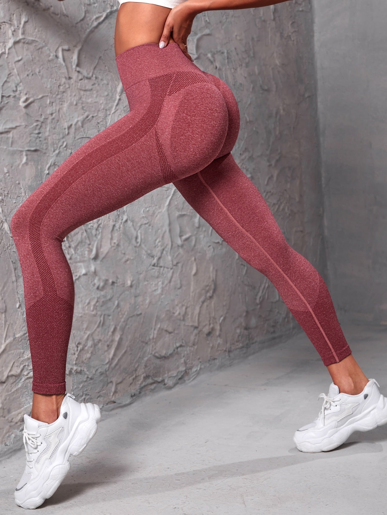 2pcs Seamless  High Stretch Tummy Control Sports Leggings