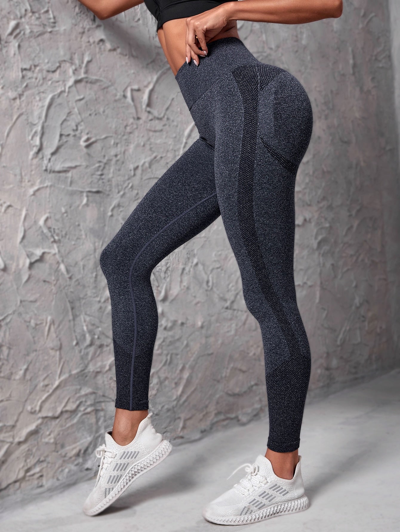 2pcs Seamless  High Stretch Tummy Control Sports Leggings