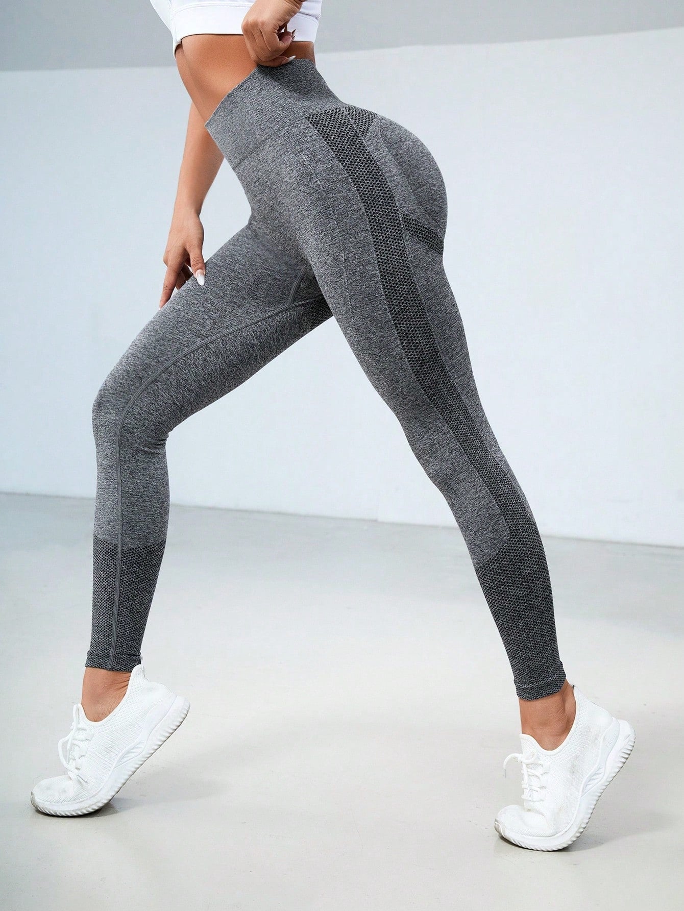 2pcs Seamless  High Stretch Tummy Control Sports Leggings