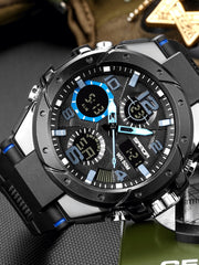 Sanda Luxury Men's Digital Sports Watch 5atm Waterproof Electronic Wristwatch Shock-resistant Men's Clock