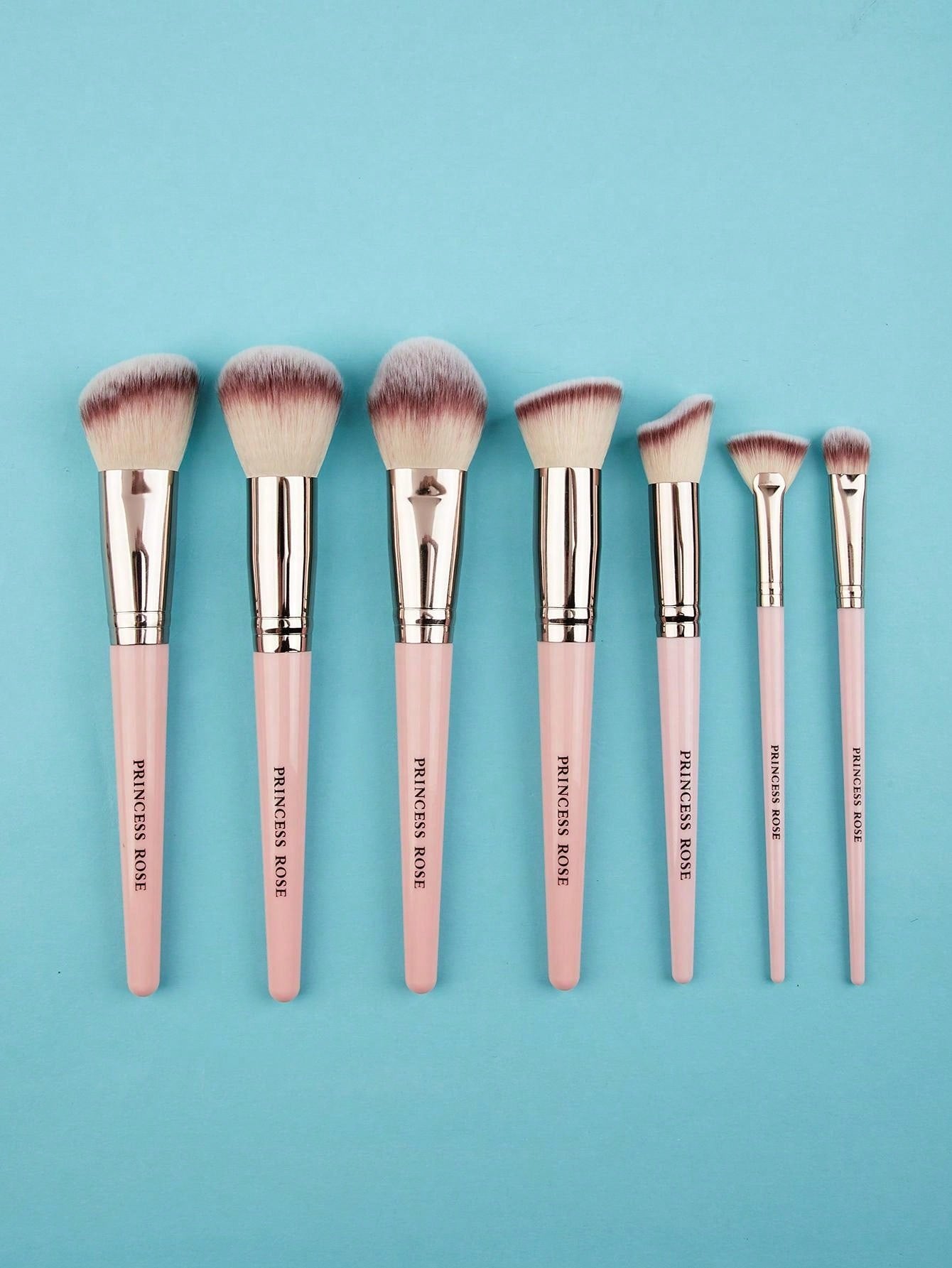 18pcs Pink Makeup Brush Set, Including Face Brush, Powder Brush, Blush Brush, Loose Powder Brush, Angled Contour Brush, Tapered Blending Brush, Lip Brush, Concealer Brush, Small Eyeshadow Brush, Eyeliner Brush, Blending Brush, Shadow Brush, Eyebrow Brush,