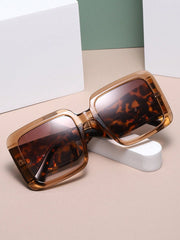 Tortoiseshell Square Frame Fashion Glasses