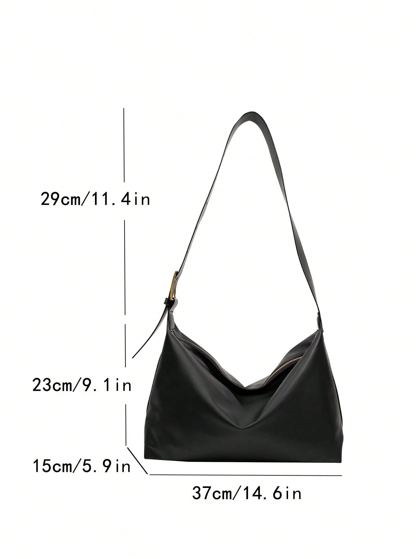 1pc Solid Pu Soft Surface Shoulder Bag Large Capacity Tote Bag Suitable For Women Daily Use, Versatile For School/commuting