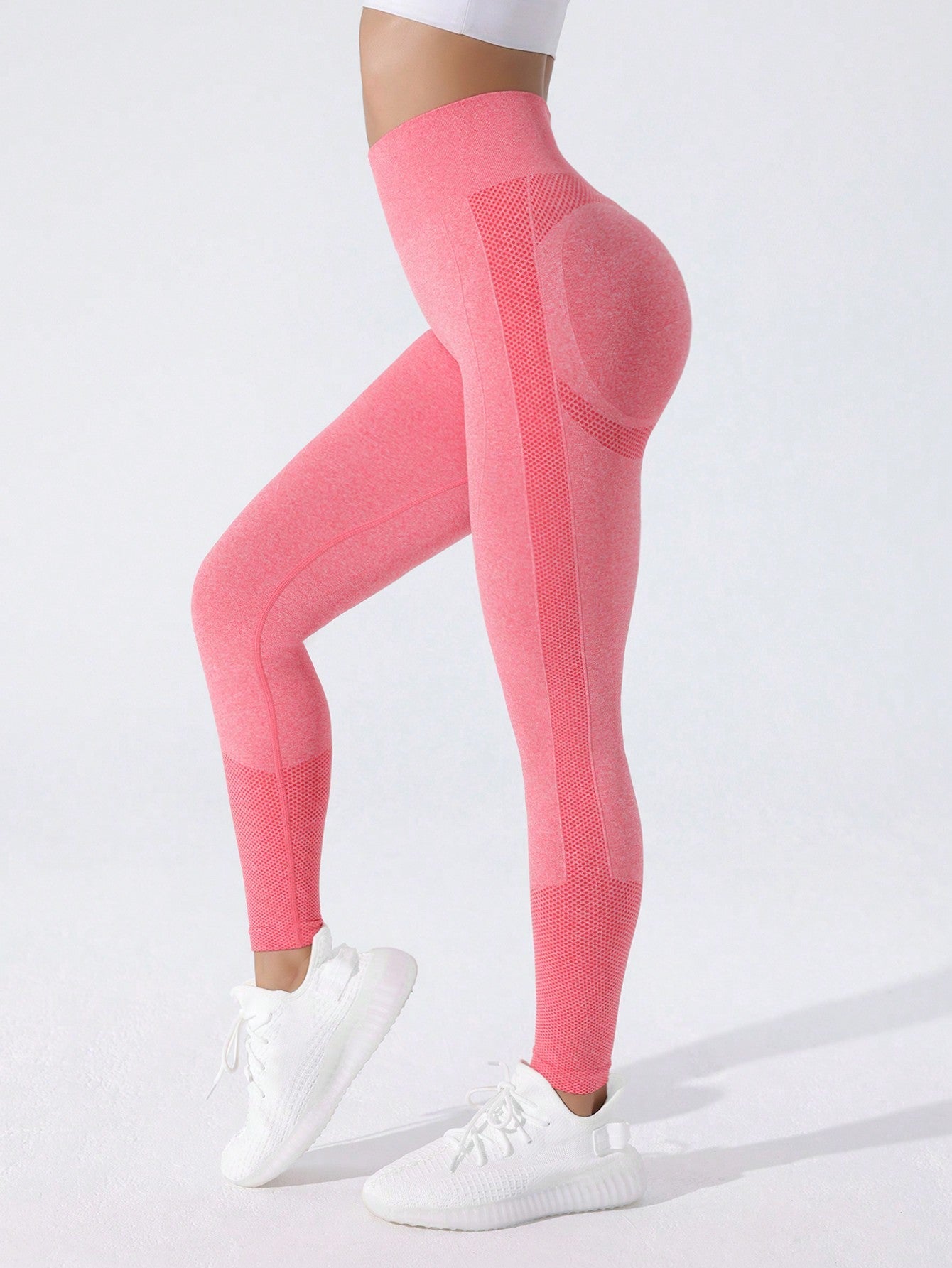 2pcs Seamless  High Stretch Tummy Control Sports Leggings