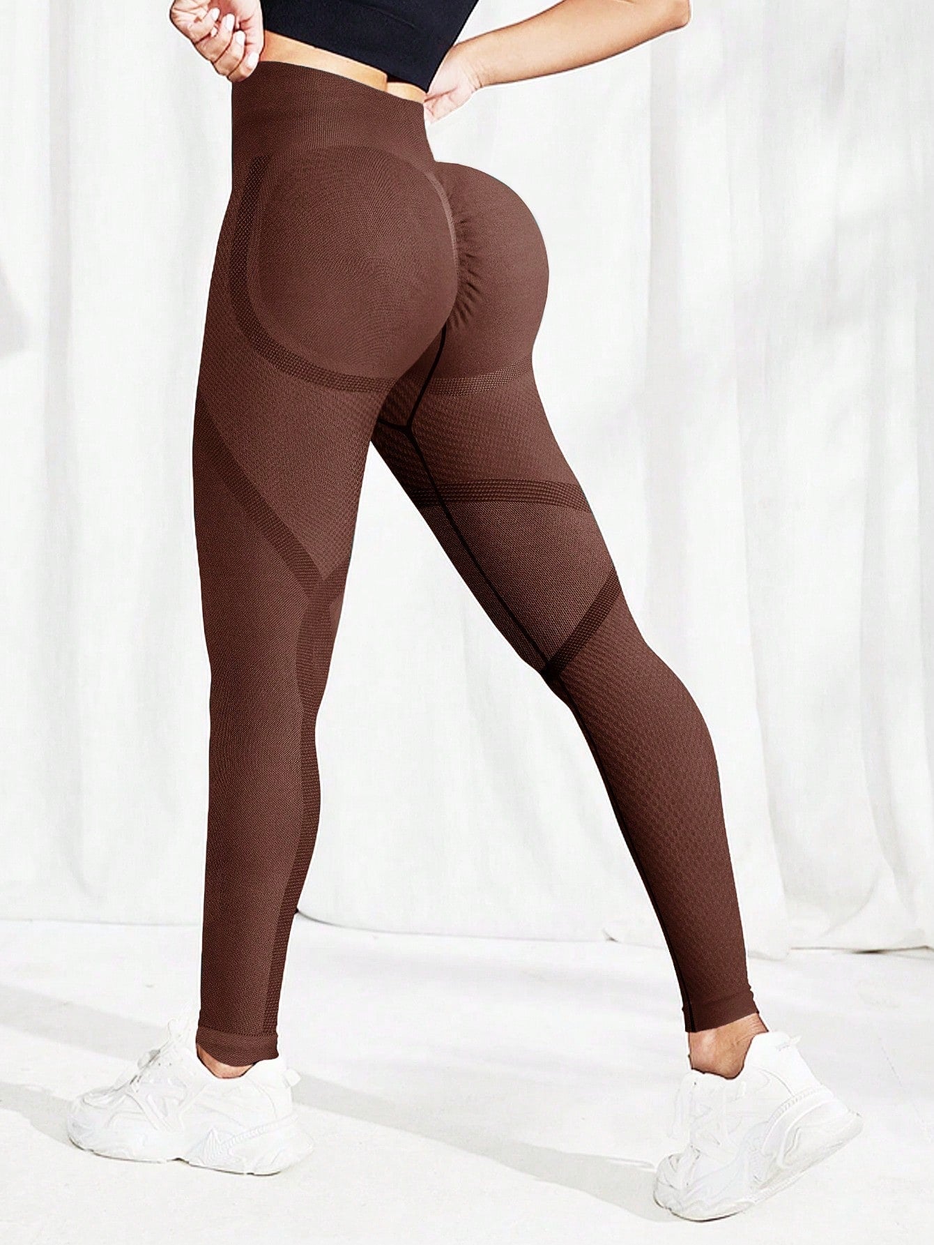 2pcs Seamless  High Stretch Tummy Control Sports Leggings