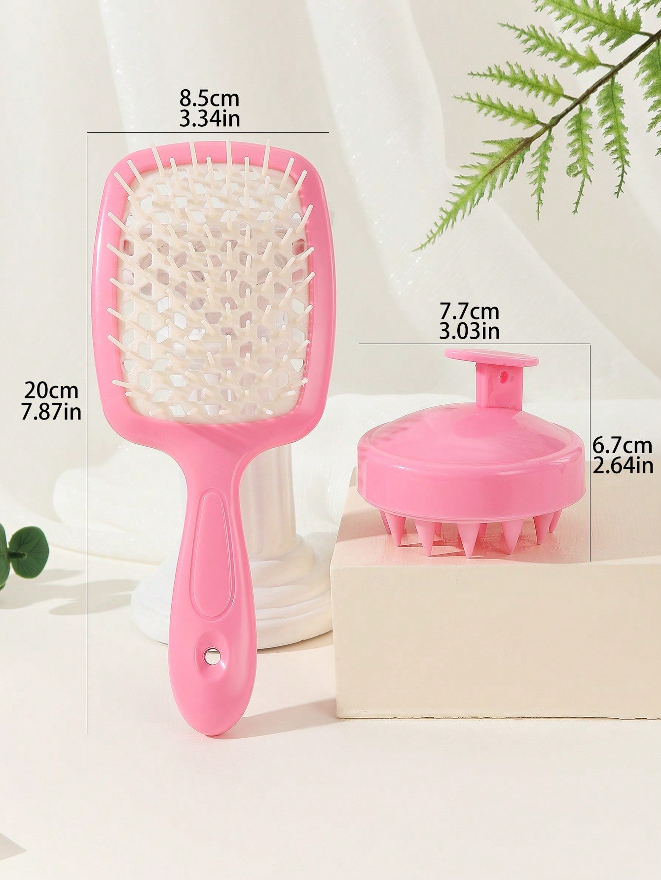 2PCS, 1Pc Shampoo Comb Scalp Massager, 2-In-1 Dry/Wet Hair Scalp Massager Shampoo Brush Scalp Care Brush For Scalp Care, Suitable For Men, Women, And Children, 1pc Hairdressing Massage Hair Drying Quick-Drying Comb Honeycomb Mesh Comb 1PC Purple Non-Knott