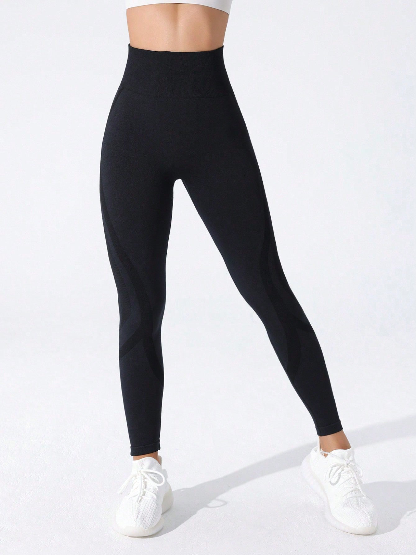 2pcs Seamless  High Stretch Tummy Control Sports Leggings