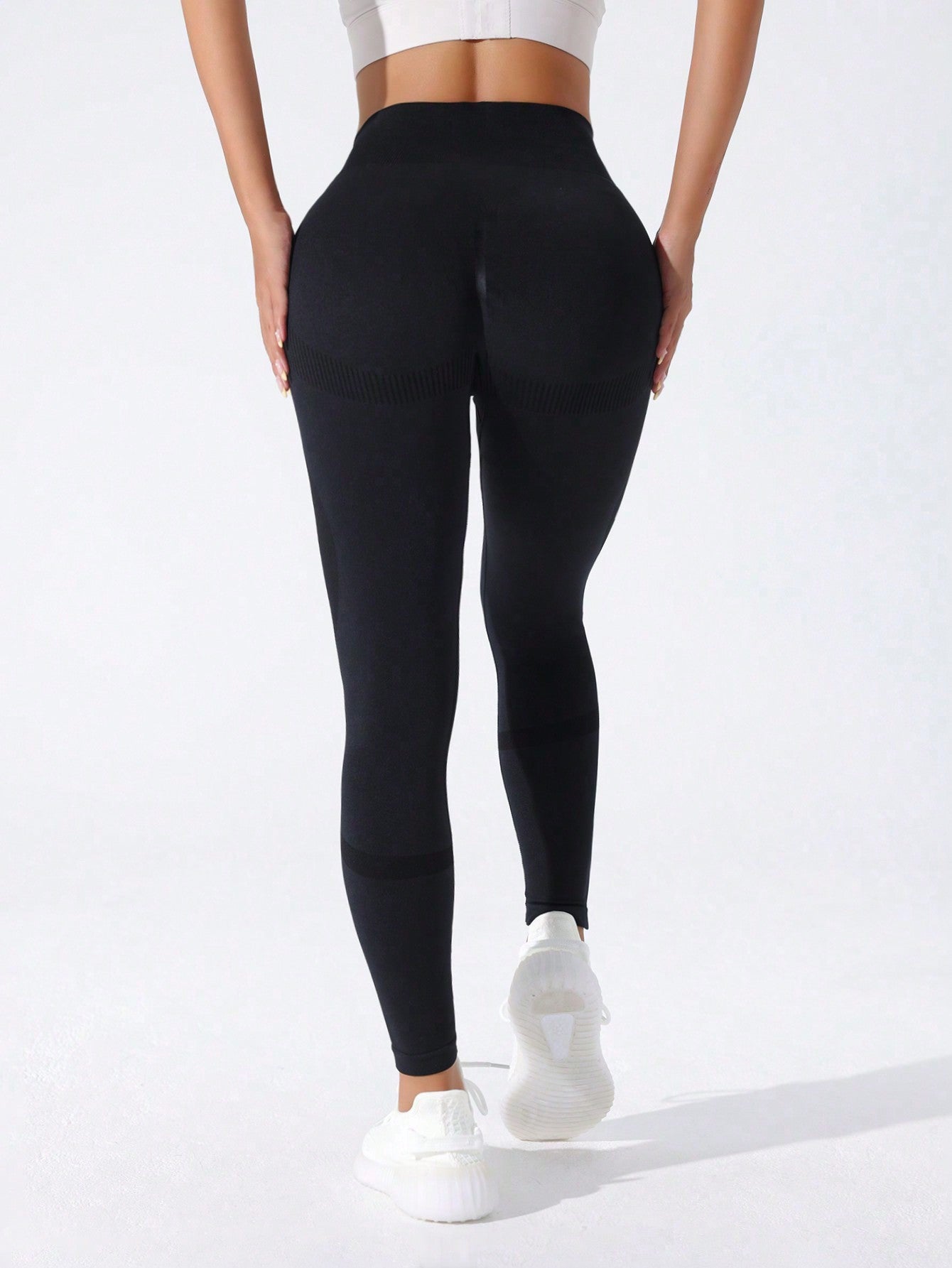 2pcs Seamless  High Stretch Tummy Control Sports Leggings