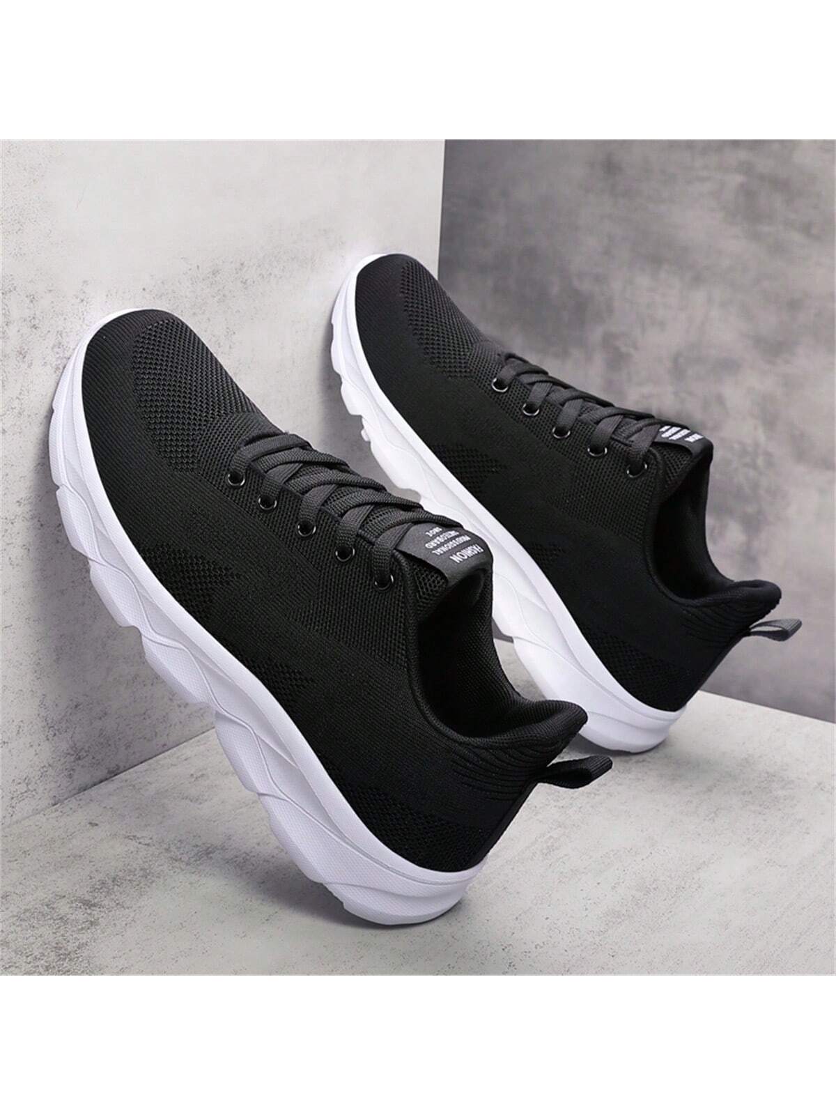 2023 New Arrivals Wholesale Men'S Plus Size Sport Shoes, Breathable Mesh Fashionable Thick-Soled Couples Running Shoes Suitable For Road Running, On Sale