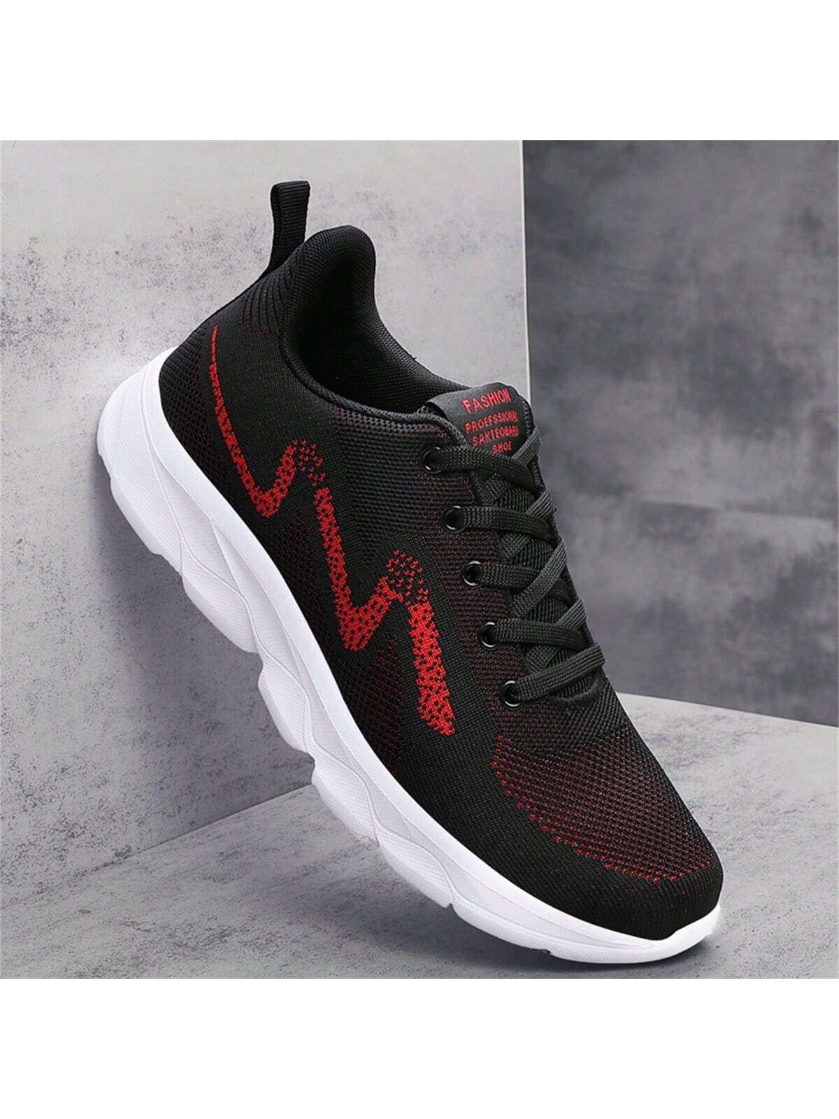 2023 New Arrivals Wholesale Men'S Plus Size Sport Shoes, Breathable Mesh Fashionable Thick-Soled Couples Running Shoes Suitable For Road Running, On Sale