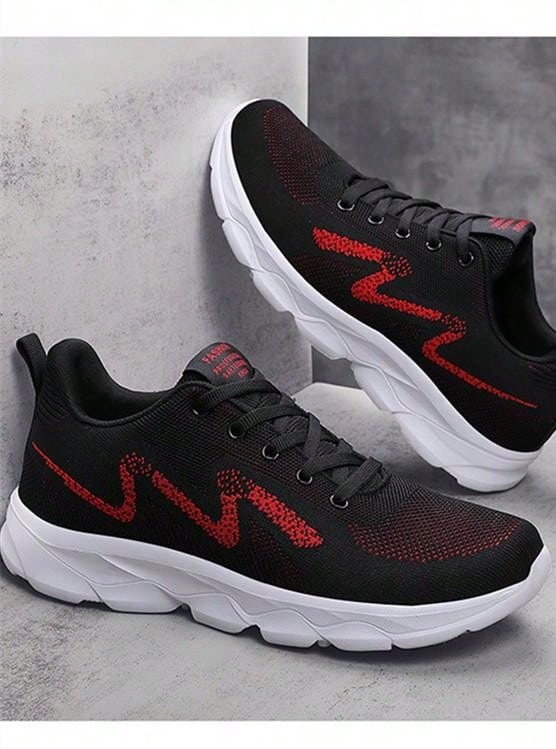 2023 New Arrivals Wholesale Men'S Plus Size Sport Shoes, Breathable Mesh Fashionable Thick-Soled Couples Running Shoes Suitable For Road Running, On Sale