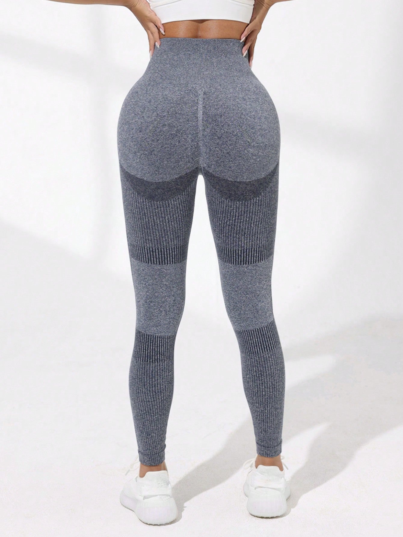 2pcs Seamless  High Stretch Tummy Control Sports Leggings