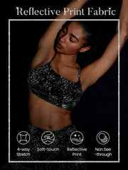 GLOWMODE FeatherFit™-Air Reflective Starry Night Adjustable Sports Bra Light Support Low Impact Daily