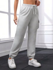 Daily&Casual Ladies' Solid Color Cargo Sports Pants