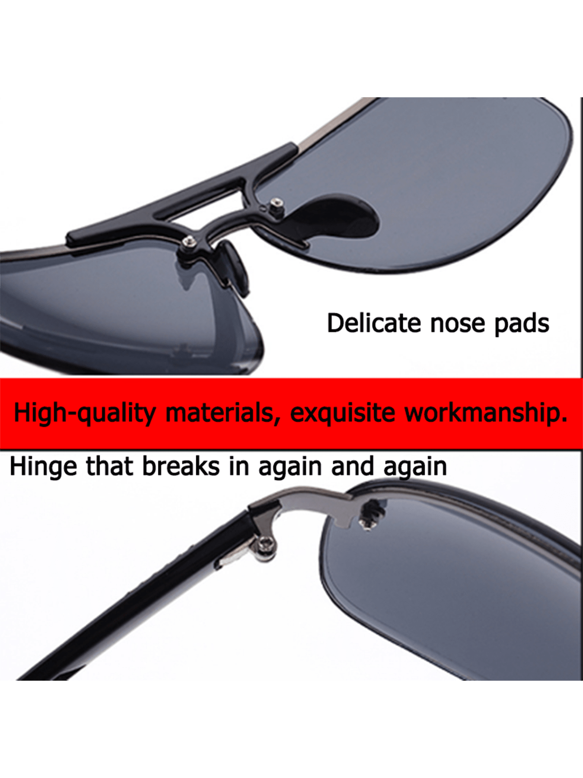 1pc Unisex Fashionable Anti-Reflective Black Framed Pc Material Sunglasses, Suitable For Four Seasons