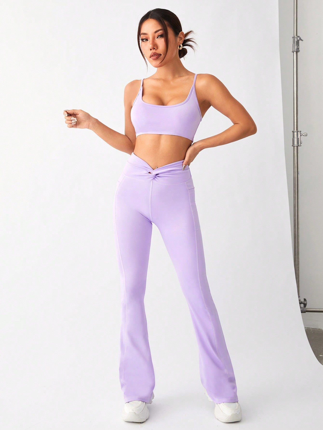 Daily&Casual Women'S Solid Color Slim Fit Sports Suit