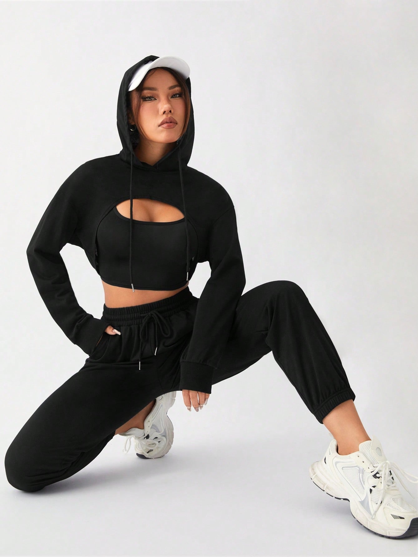 Daily&Casual Women'S Sports Suit, Autumn & Winter, Leisure, Fashion Style, Loose Fit