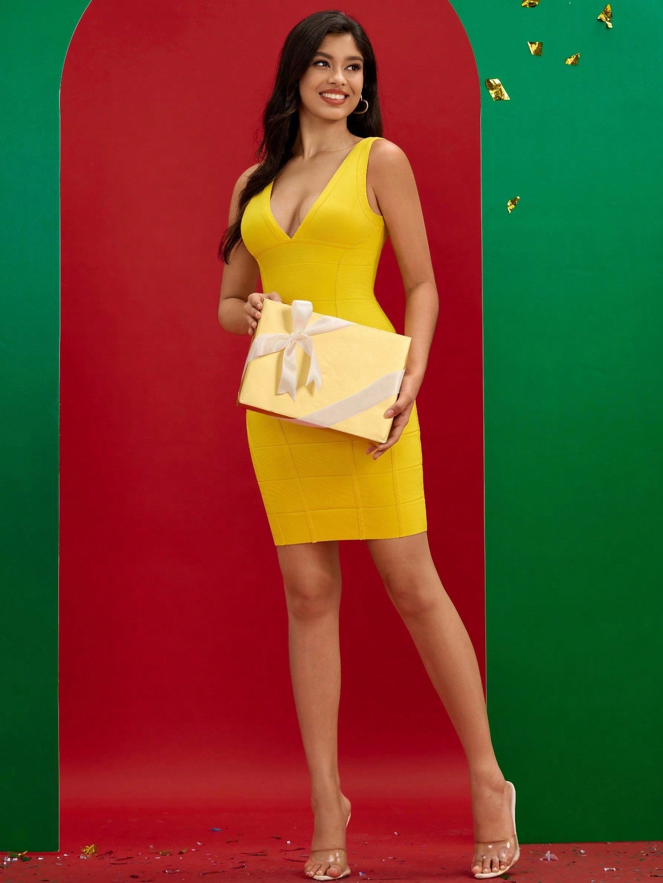 Yellow Bandage Dress