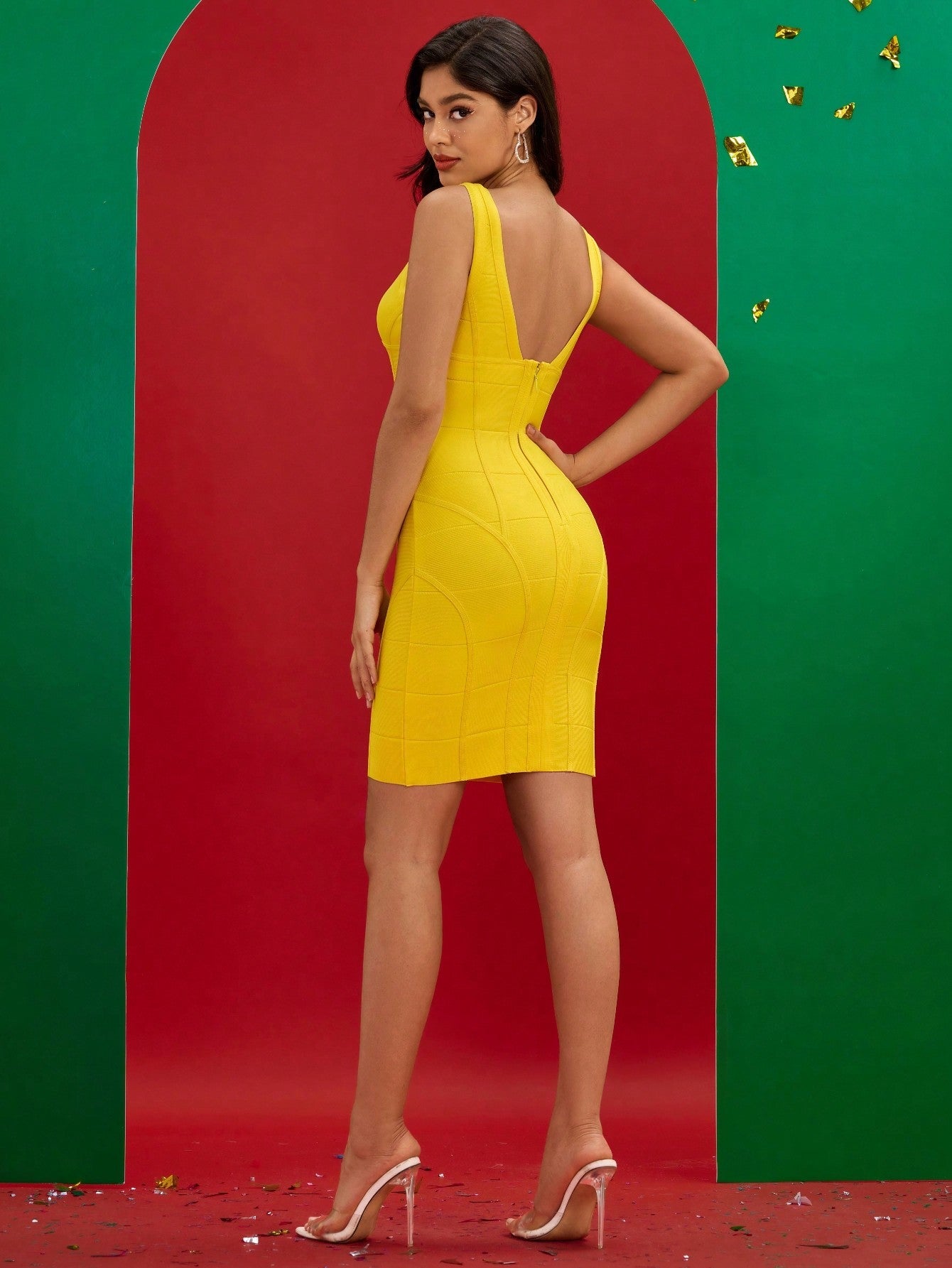 Yellow Bandage Dress