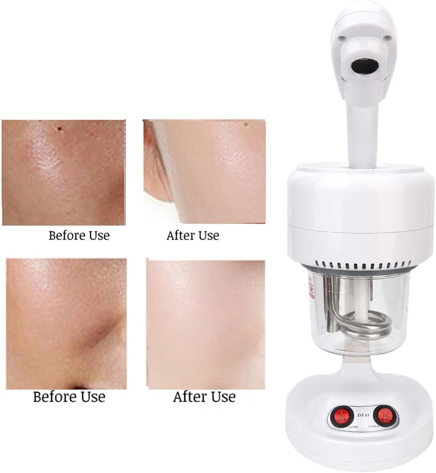 【 𝐋𝐨𝒘𝐞𝐬𝐭 𝐏𝐫𝐢𝐜𝐞】Face Steamer, Portable Beauty Salon Hot Mist Face Steamer Hydrating Moisturizing Spray Machine Skin Care Tools(UK, 220V)