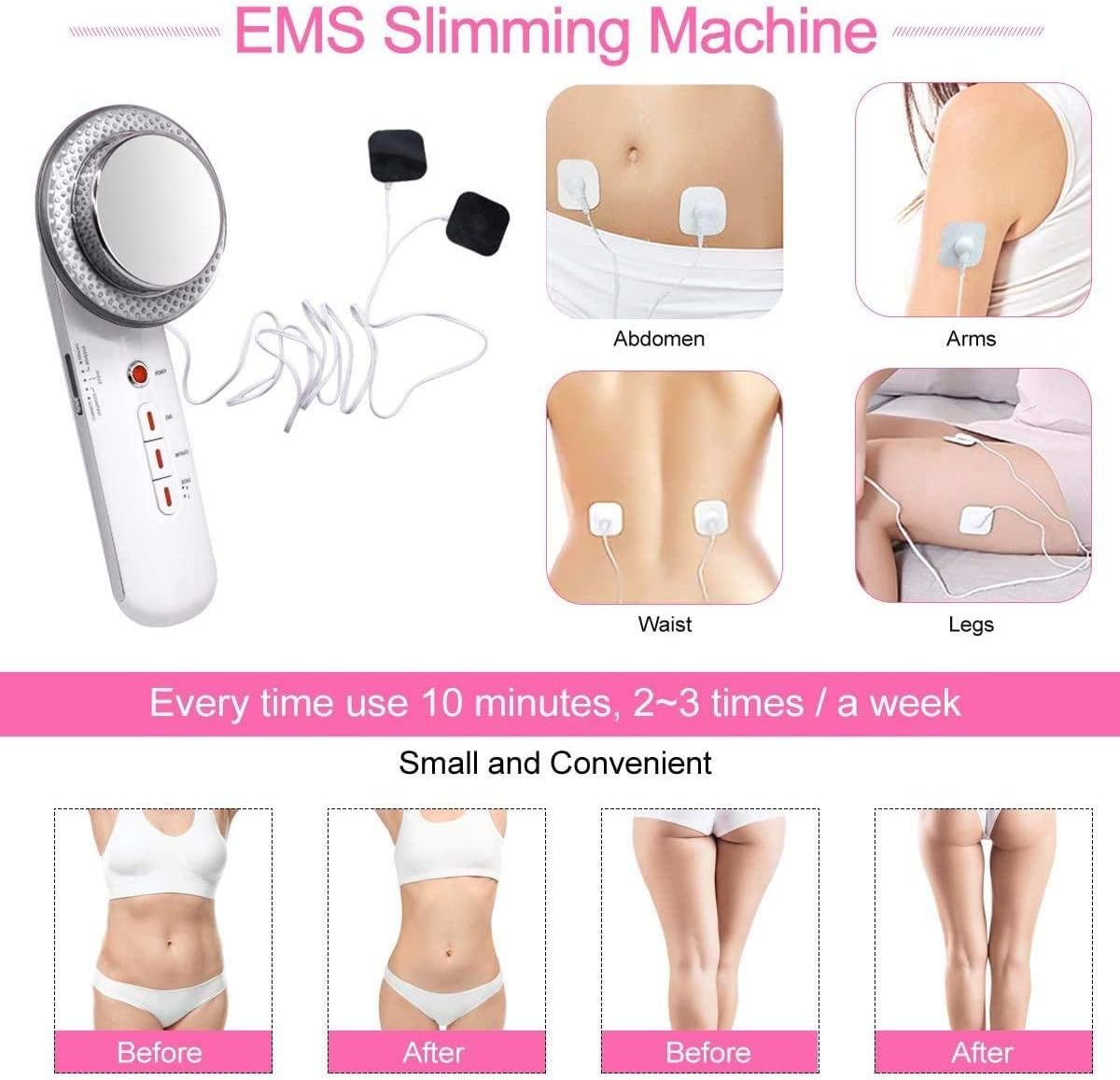 Infrared Slimming Machine,EMS Cavitation Fat Anti Cellulite Remover Weight Loss Skin Tightening Device,Beauty Device for Women Home Use Firming